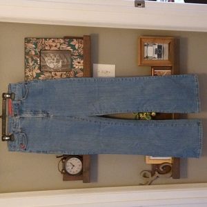NYDJ High Waisted Jeans Stretchy Size 4 Wide Leg